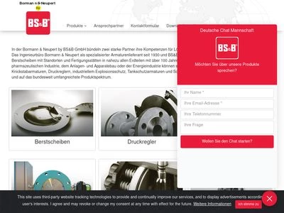 Website von Bormann and Neupert by BS&B GmbH