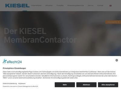 Website von G.A. KIESEL GmbH
