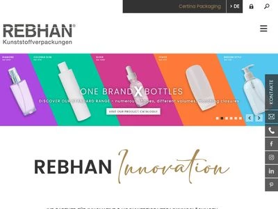 Website von Rebhan FPS Kunststoff-Verpackungen GmbH
