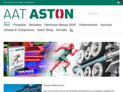 Website von AAT ASTON GmbH