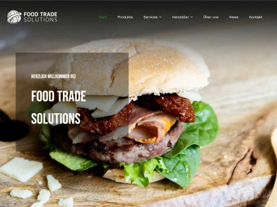 Website von Food Trade Solutions GmbH