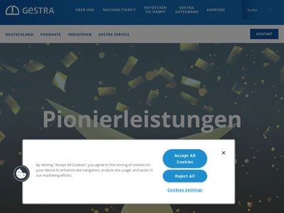 Website von GESTRA AG