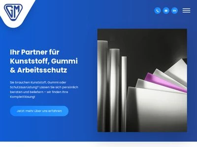 Website von GM GmbH