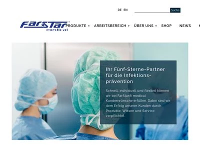 Website von FarStar medical GmbH