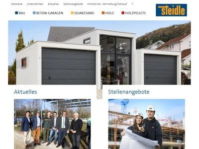 Website von Emil Steidle GmbH & CO.KG