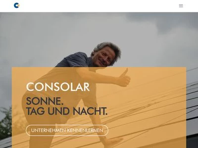 Website von Consolar Solare Energiesysteme GmbH