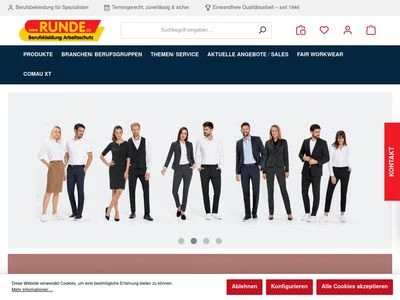 Website von GEBR. RUNDE GmbH