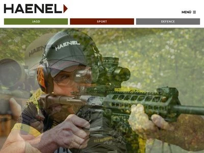 Website von C.G. HAENEL GmbH