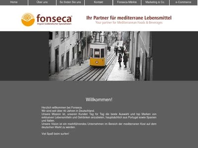 Website von FONSECA GmbH