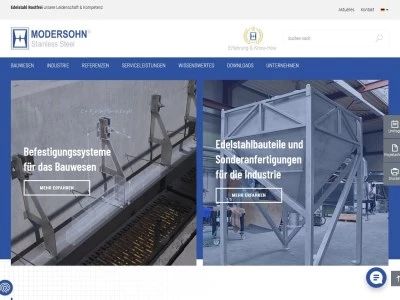 Website von Wilhelm Modersohn GmbH & Co. KG