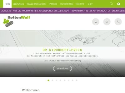 Website von KettenWulf Betriebs GmbH