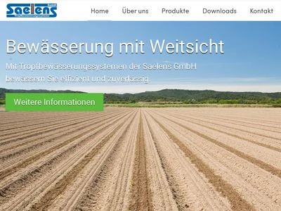 Website von Saelens GmbH
