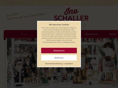 Website von Ino Schaller GmbH