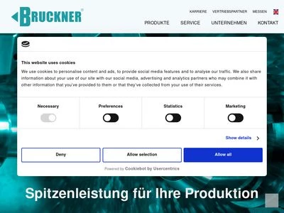 Website von Karl Bruckner GmbH