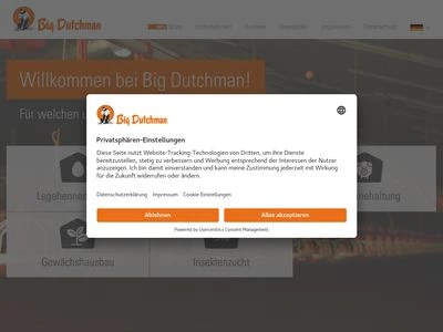 Website von Big Dutchman AG