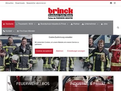 Website von Brandschutz-Center Münster Brinck GmbH