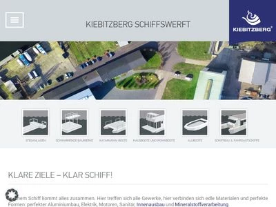 Website von Kiebitzberg GmbH & Co. KG