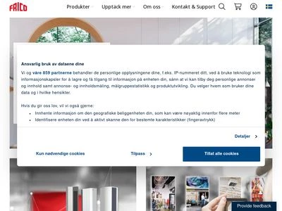 Website von Frico GmbH