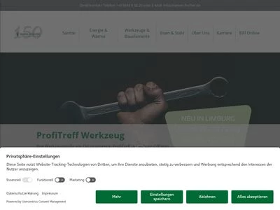 Website von Eisen-Fischer GmbH & Co. KG