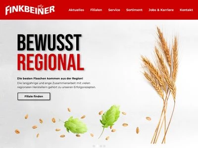 Website von Finkbeiner GmbH & Co. KG