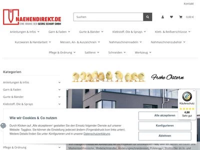 Website von Georg Scharf GmbH 