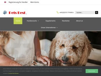 Website von Pets Best GmbH
