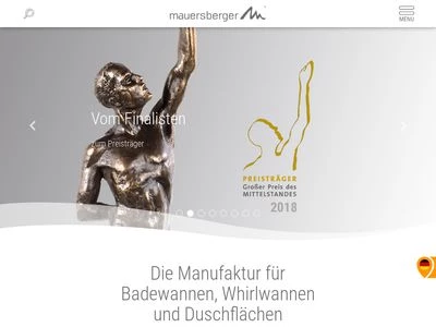 Website von Mauersberger Badtechnik Betriebs-GmbH