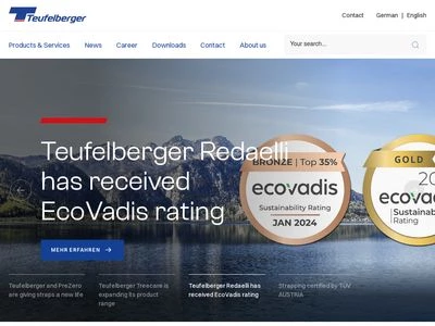Website von TEUFELBERGER Holding AG