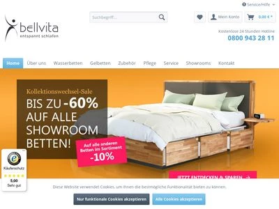 Website von bellvita AG