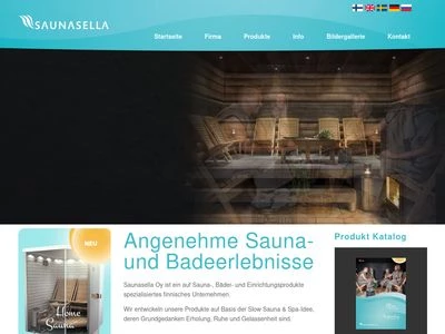 Website von Saunasella Oy