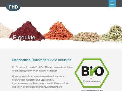 Website von FH Diedrichs & Ludwig Post GmbH