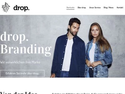 Website von CC Textilhandel - Drop Branding