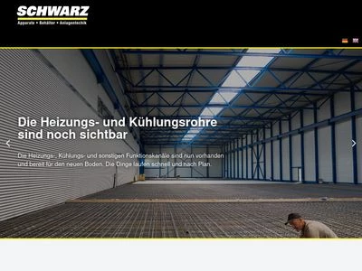 Website von Schwarz Apparate- und Behälterbau GmbH