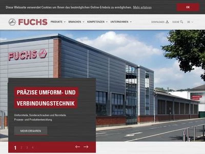 Website von FUCHS Schraubenwerk GmbH