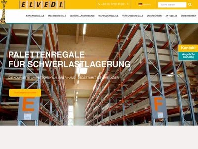 Website von Elvedi GmbH
