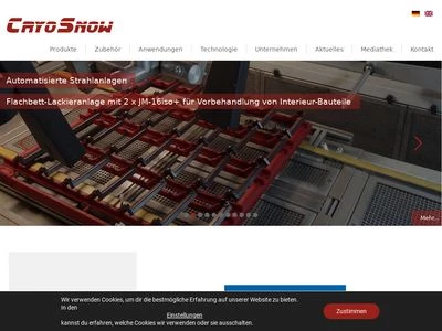 Website von CryoSnow GmbH