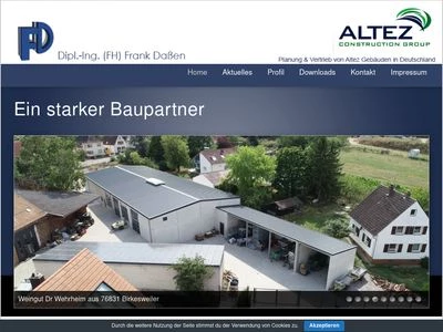 Website von Altez - Dipl.-Ing.(FH) Frank Daßen