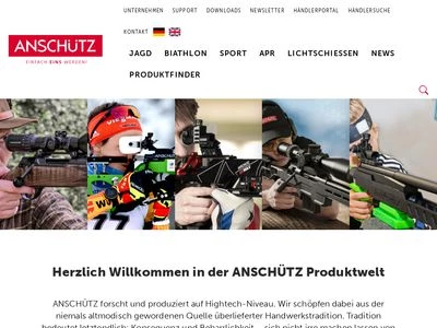 Website von J.G. ANSCHÜTZ GmbH & Co.KG