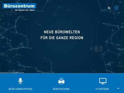 Website von BZB Bürozentrum GmbH