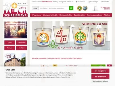 Website von J.G.SCHREIBMAYR GmbH