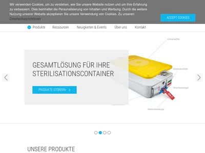Website von Key Surgical GmbH
