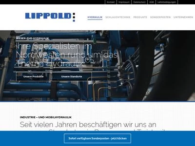 Website von Lippold GmbH