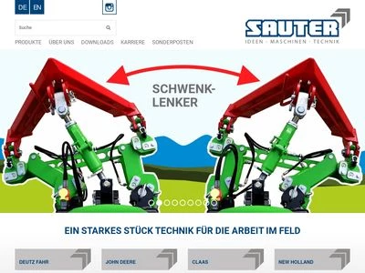 Website von Hans Sauter GmbH