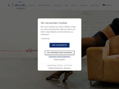 Website von Atair GmbH