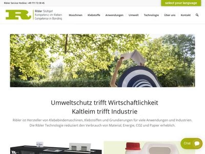 Website von Ribler GmbH