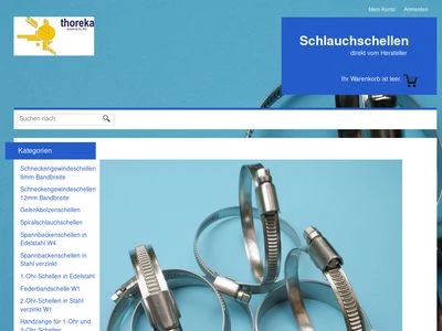 Website von thoreka GmbH & Co.KG