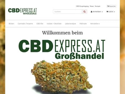 Website von CBD Express GmbH