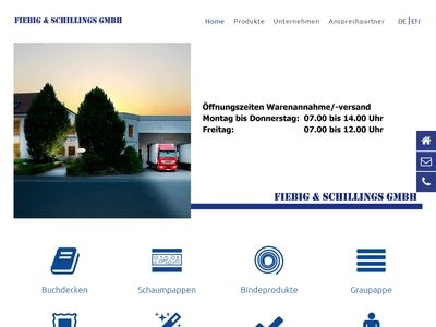 Website von Fiebig & Schillings GmbH