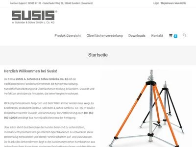 Website von Schröder Verwaltungs-GmbH
