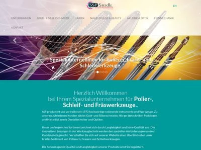 Website von SSP Politool GmbH & Co. KG